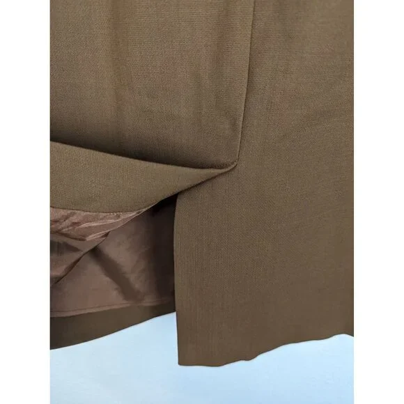 MaxMara Gray and Brown Mini Dress - Picture 11 of 15